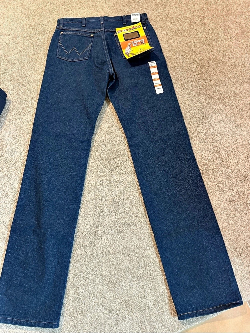 NWT Wrangler Cowboy Cut Original Fit Jean 13MWZ Bootcut Blue Waist 29 x 36